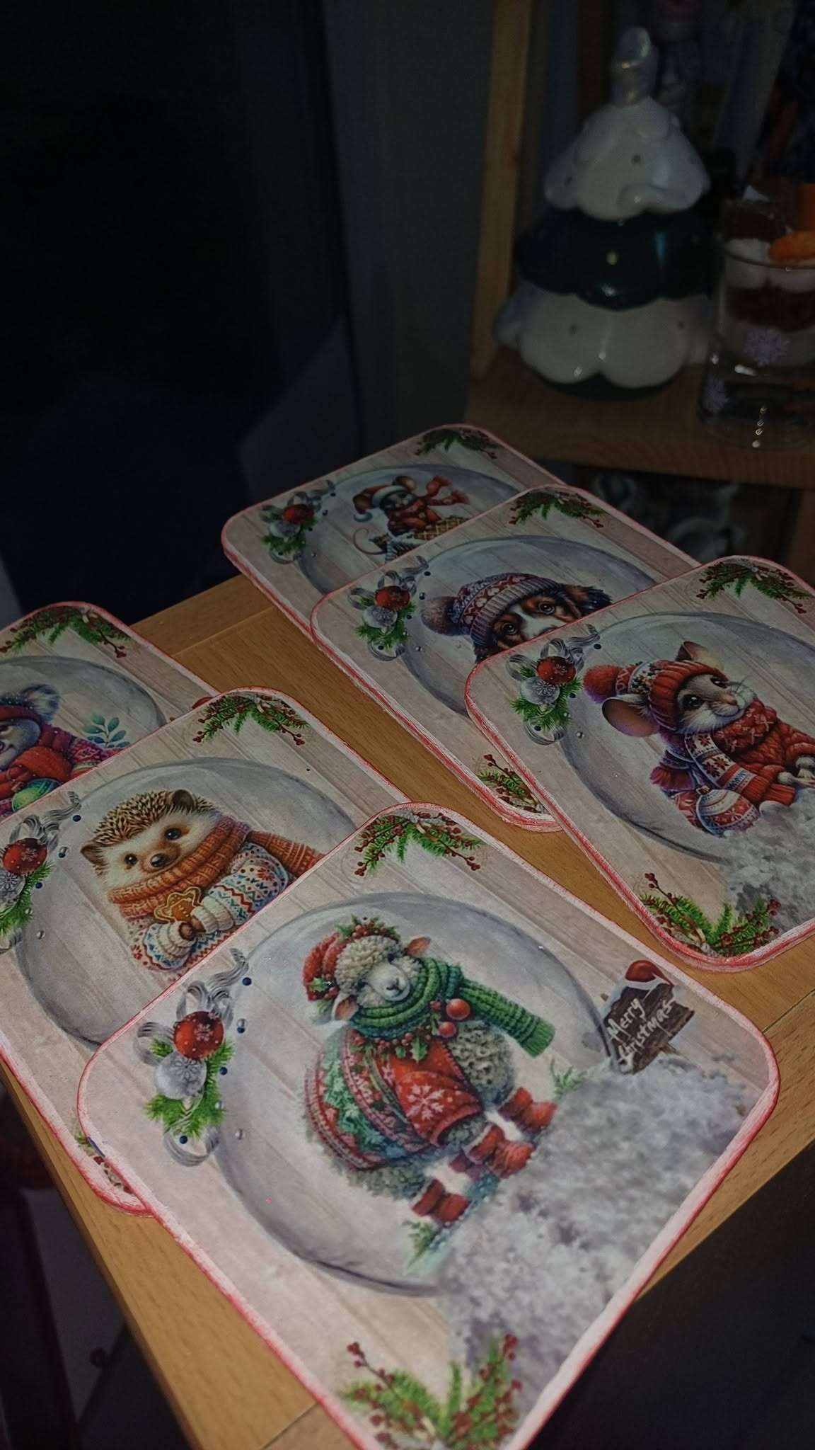 Podmetači za šolje-novogodišnji - Slika 3