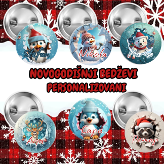 Bedževi-novogodišnji