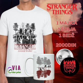 AKCIJA-majice sa štampom Stranger Things