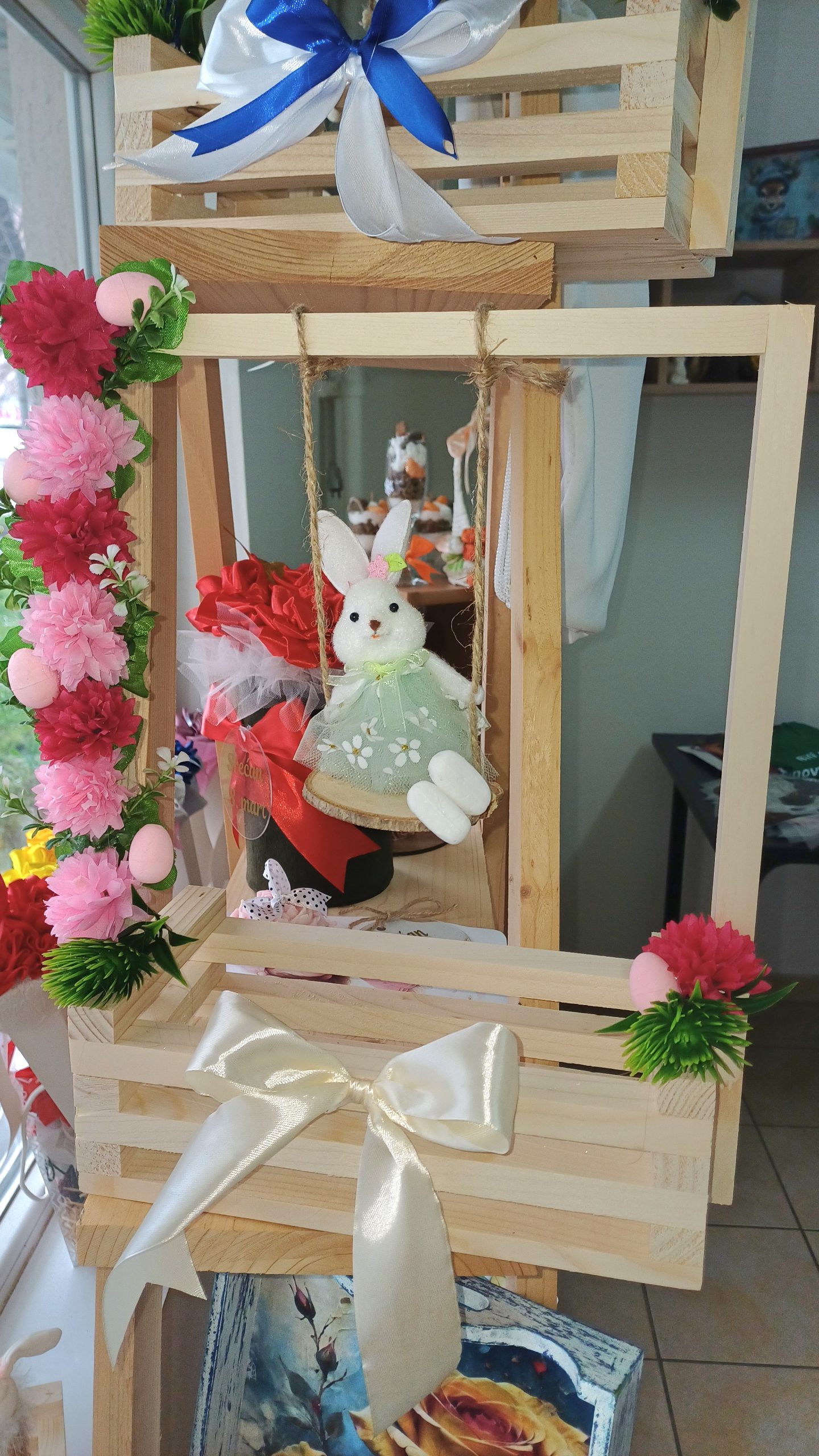 Uskršnja korpica(roze-crvena) - Slika 2