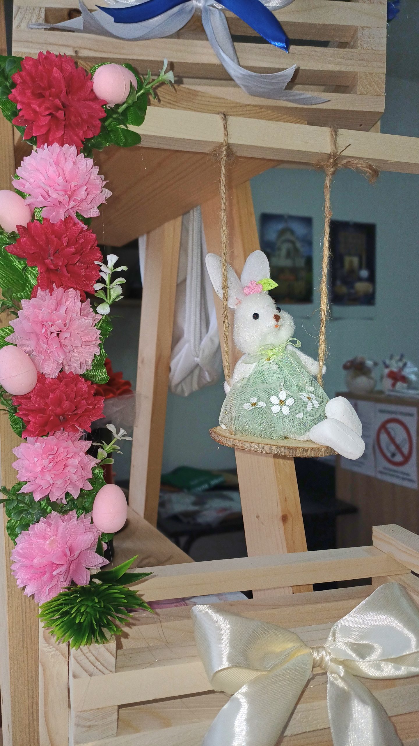 Uskršnja korpica(roze-crvena) - Slika 3