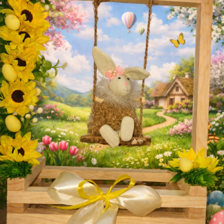 Uskršnja korpica-suncokreti