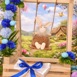 Uskršnja korpica-plava