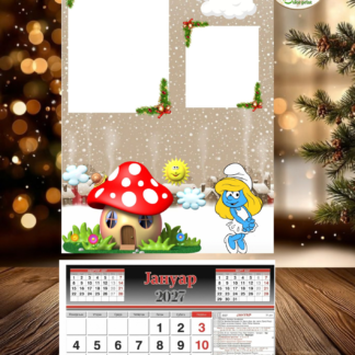 Personalizovan drveni kalendar, veći(60x30cm)