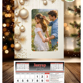 Personalizovan drveni kalendar, veći(60x30cm)