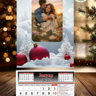 Personalizovan drveni kalendar, veći(60x30cm)